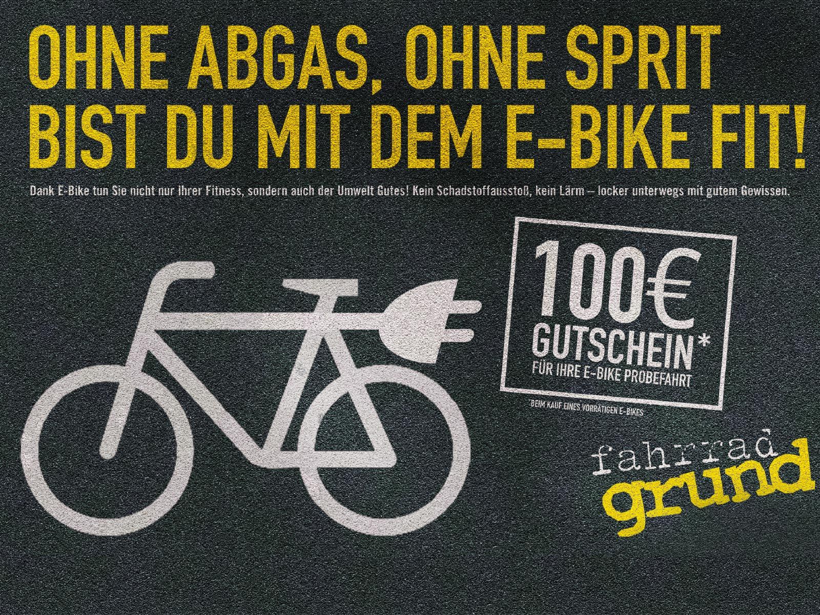 E-Bike-Kampagne für die Bikegroup